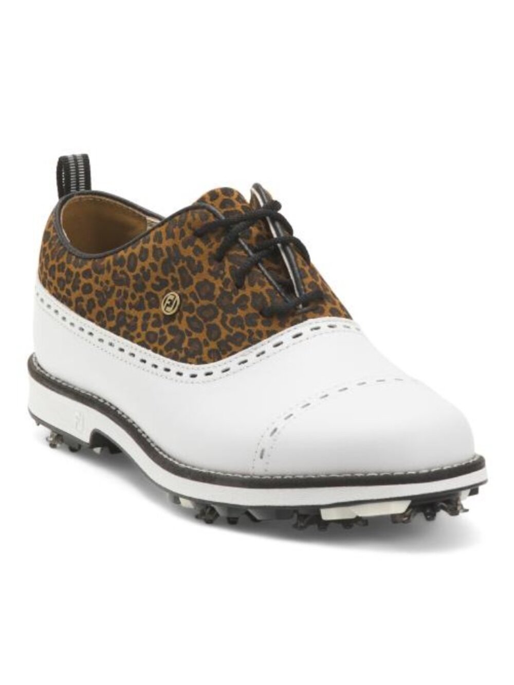 FOOTJOY Premiere Leopard Spiked Golf Sneakers